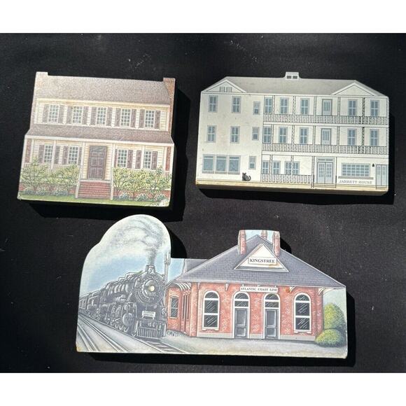 3 BRANDYWINE Woodcrafts Shelf Sitters Kingstree Dillsboro South Carolina SC -A50 - Picture 1 of 9